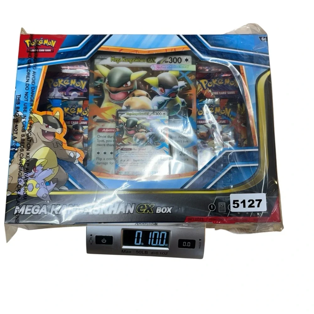 Pokemon Mega Kangaskhan EX Box - Blue Yellow Black